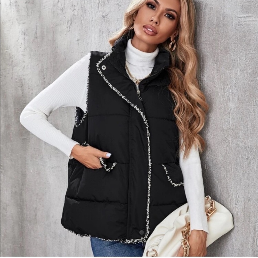 Black Puffer Vest